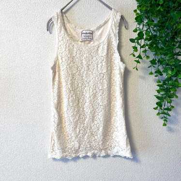 【Olive de Olive】Lace Tank Top Inner Beige - image 1