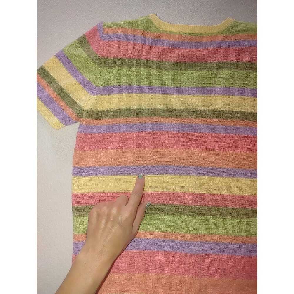 Vintage Alfred Dunner Womens Knit Top Size PM Pet… - image 10