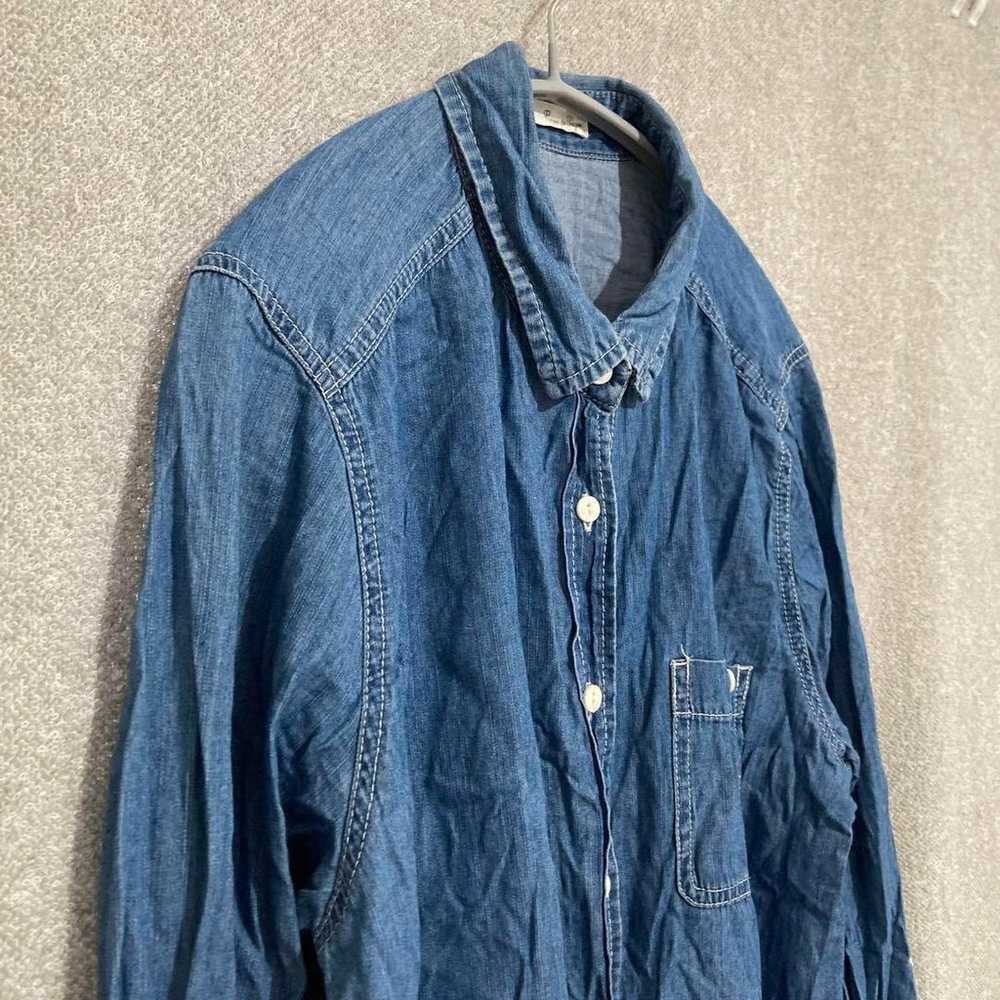 Excellent item✦Pipue de Pique Denim Long Shirt On… - image 5