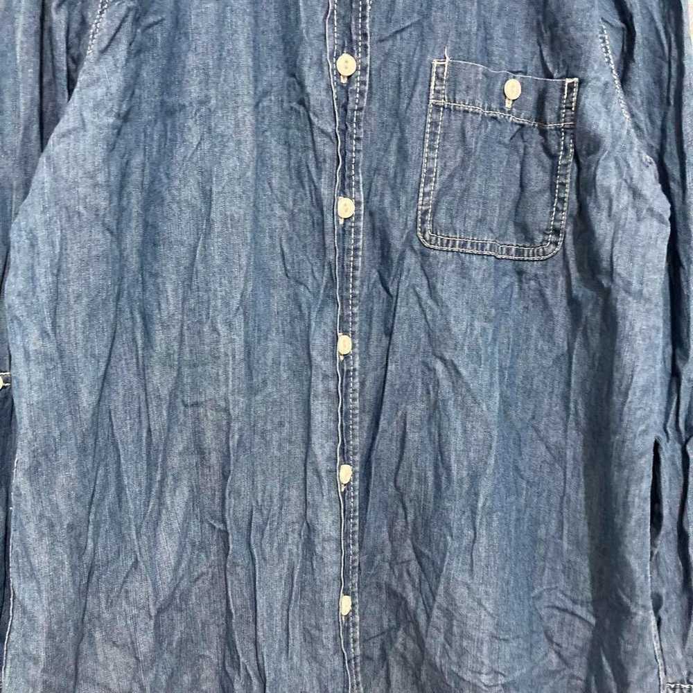 Excellent item✦Pipue de Pique Denim Long Shirt On… - image 7