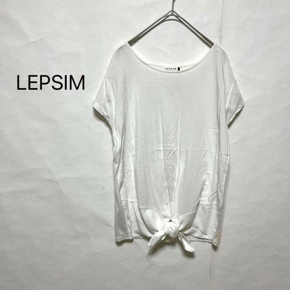 597【Repsim】Size F Short-sleeved Cutsew with Ribbo… - image 1