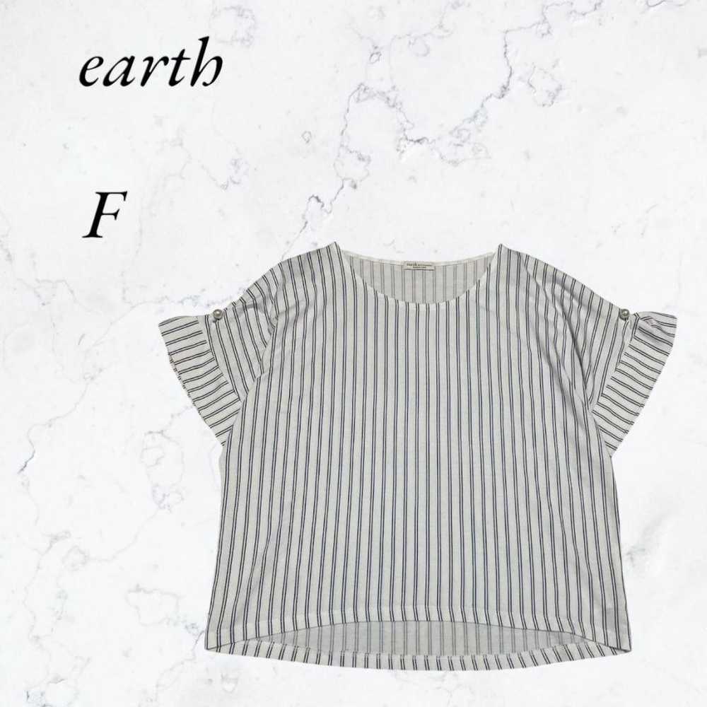 earth music & ecology Striped Shirt cute and styl… - image 1