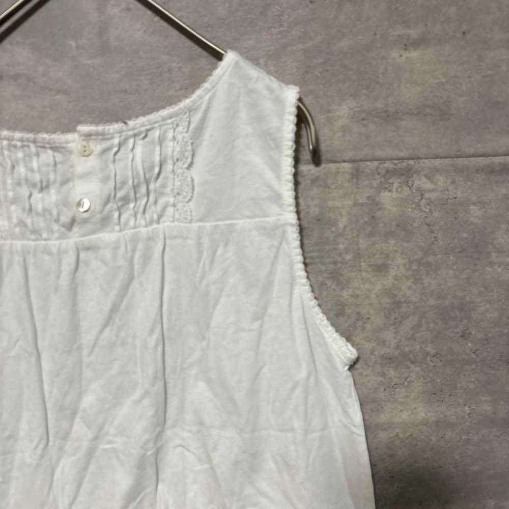 Samansa Mos2 sleeveless cutsew white lace. - image 10