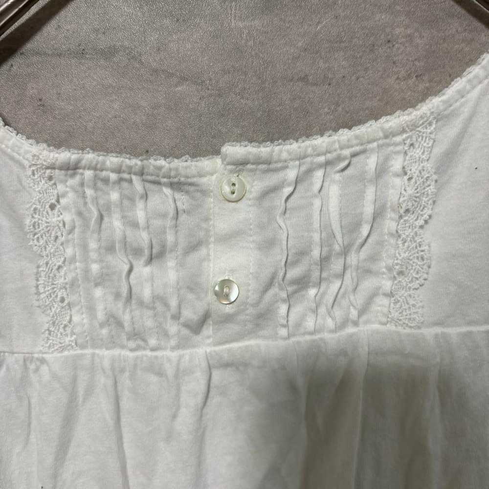 Samansa Mos2 sleeveless cutsew white lace. - image 12