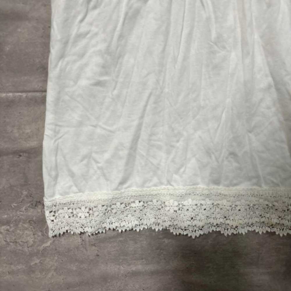 Samansa Mos2 sleeveless cutsew white lace. - image 2