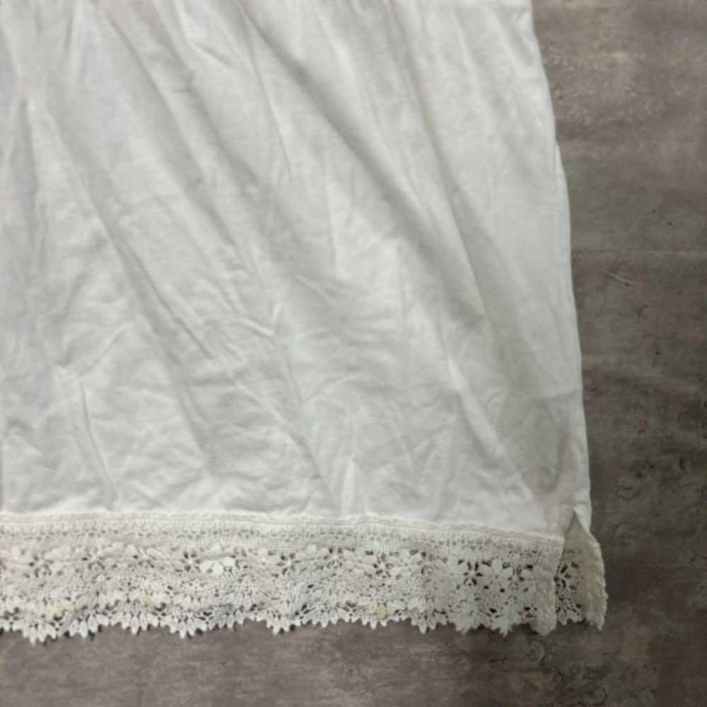 Samansa Mos2 sleeveless cutsew white lace. - image 3