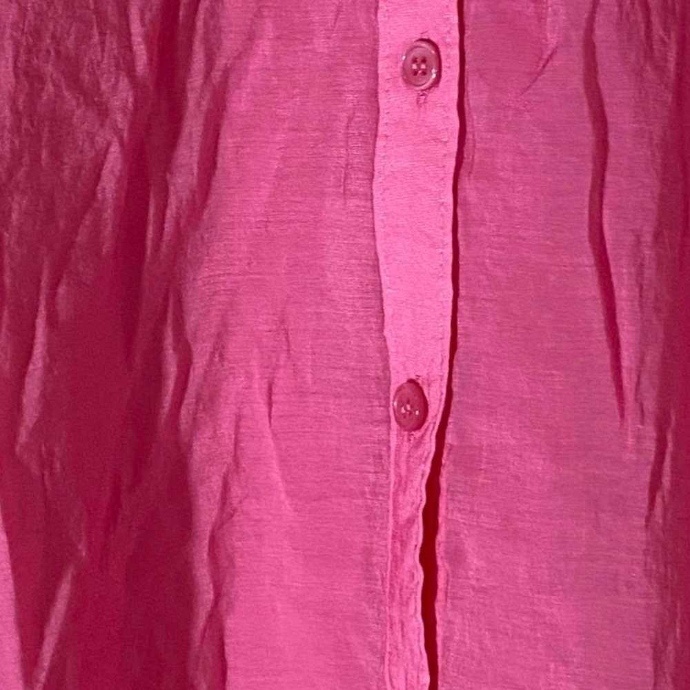 gleam Gleam Pink F Sheer Shirt Oversize - image 3