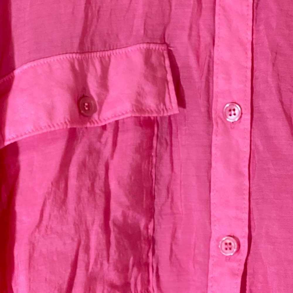 gleam Gleam Pink F Sheer Shirt Oversize - image 4