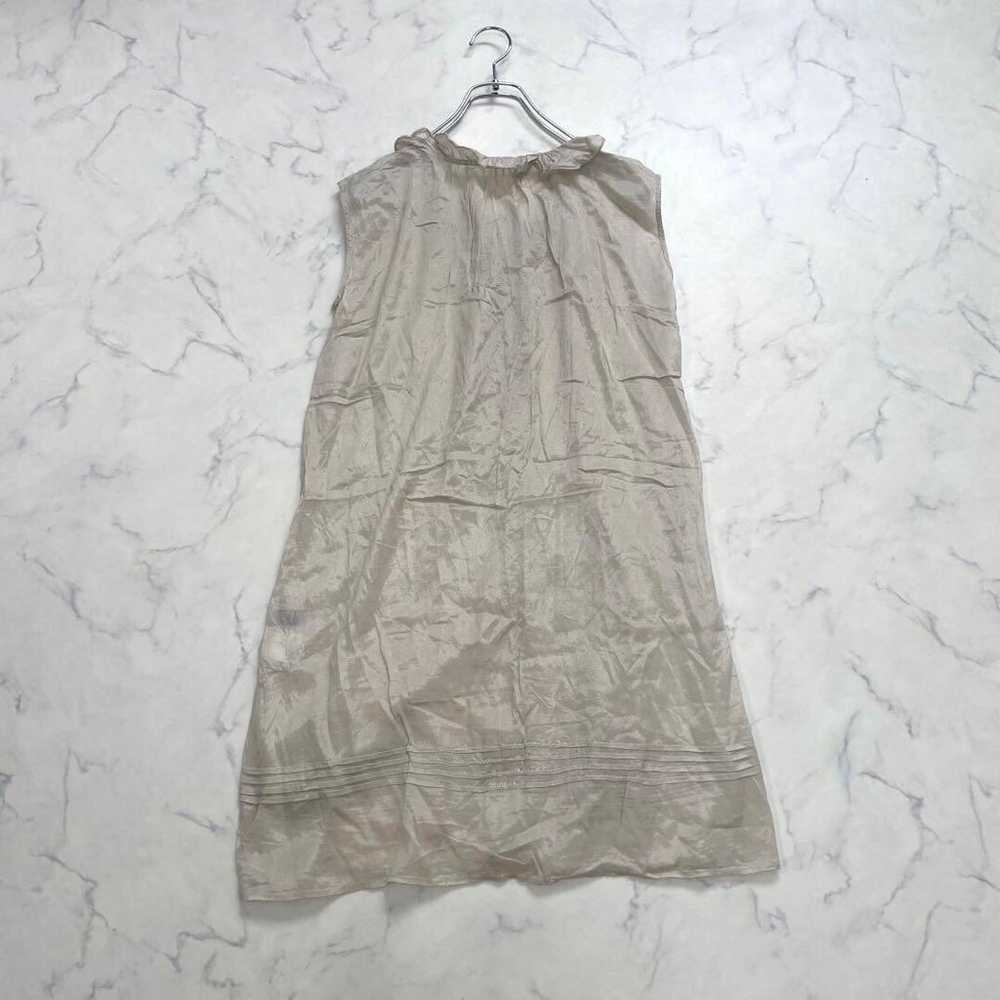 *Deux* Nice Crap* Tunic Sleeveless Frill Neck Glo… - image 2