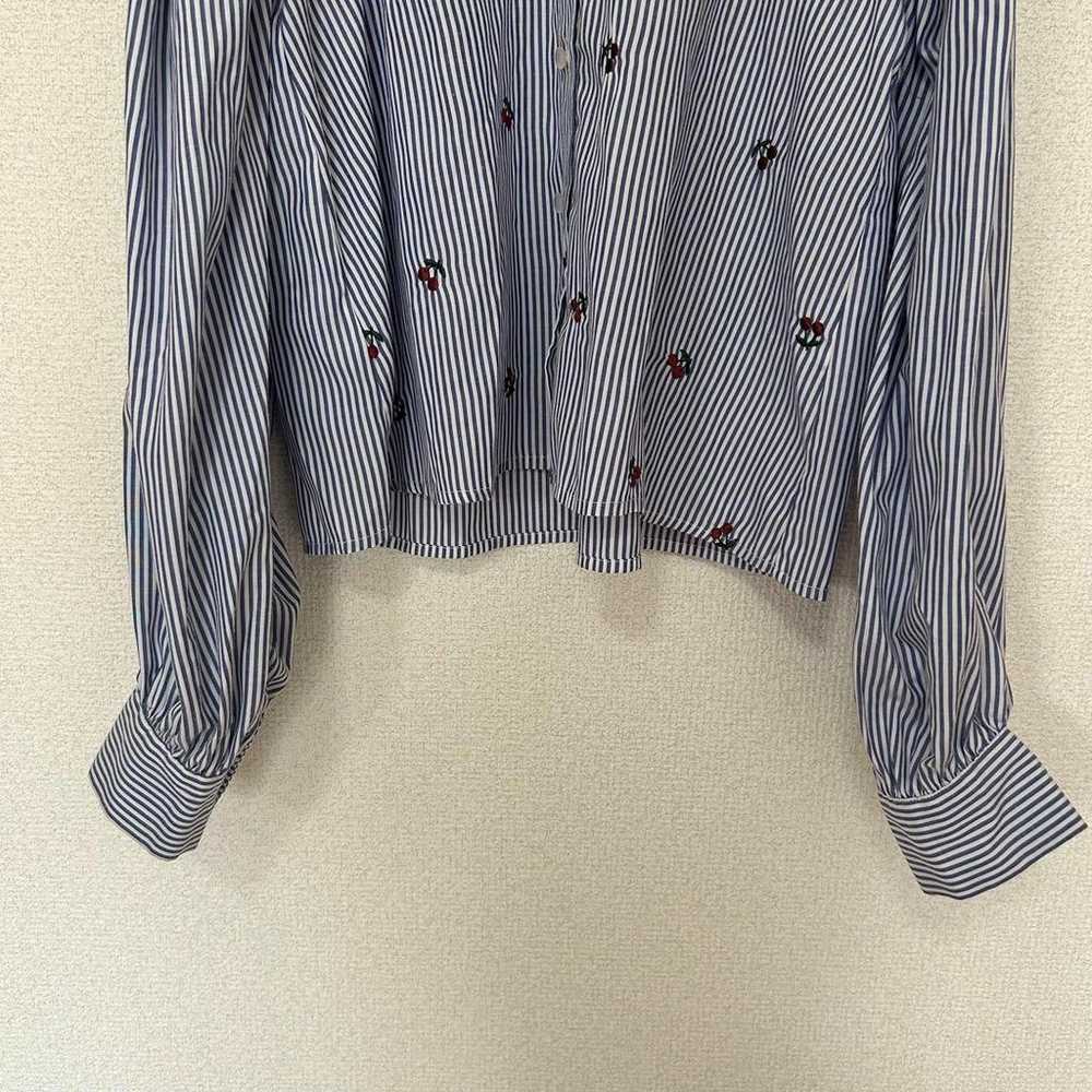 【Olive des Olive】FREE Shirt Blouse Stripe Balloon… - image 4