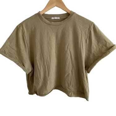 Style Mixer T-shirt, Women's, Khaki, Short Length… - image 1