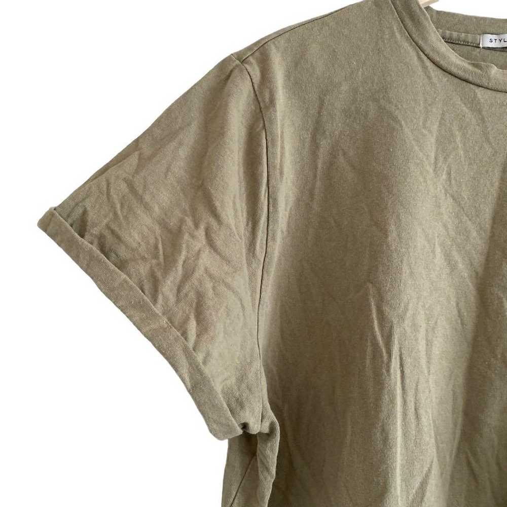 Style Mixer T-shirt, Women's, Khaki, Short Length… - image 4