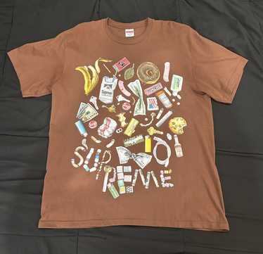 Supreme Supreme Trash Tee Brown - image 1