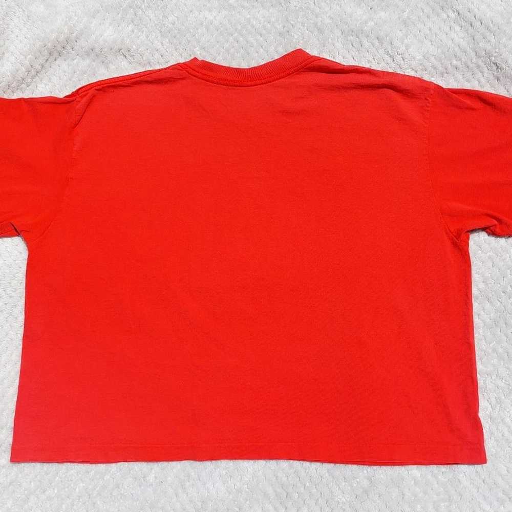 Vintage TRENDS Street Culture Red Baggy Cropped T… - image 4