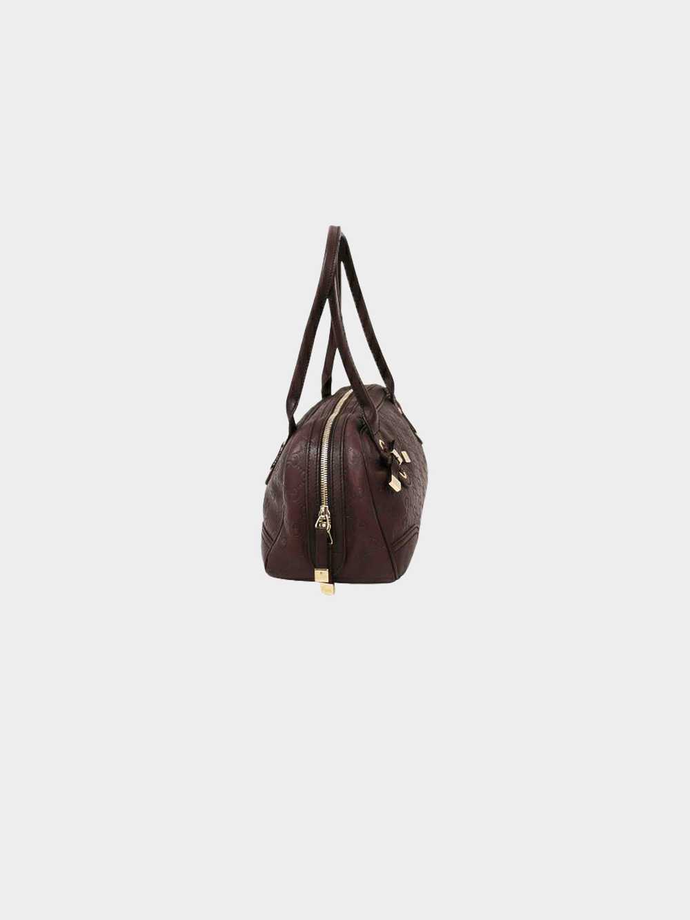 Gucci 1990s Dark Brown Guccissima Leather Bag - image 3