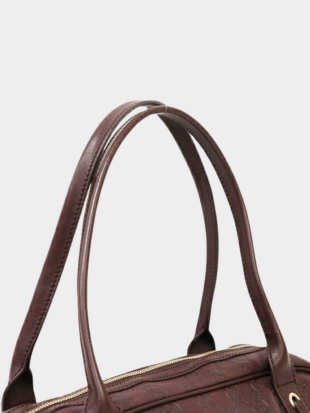 Gucci 1990s Dark Brown Guccissima Leather Bag - image 6