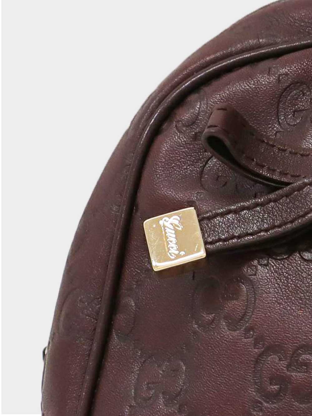 Gucci 1990s Dark Brown Guccissima Leather Bag - image 7