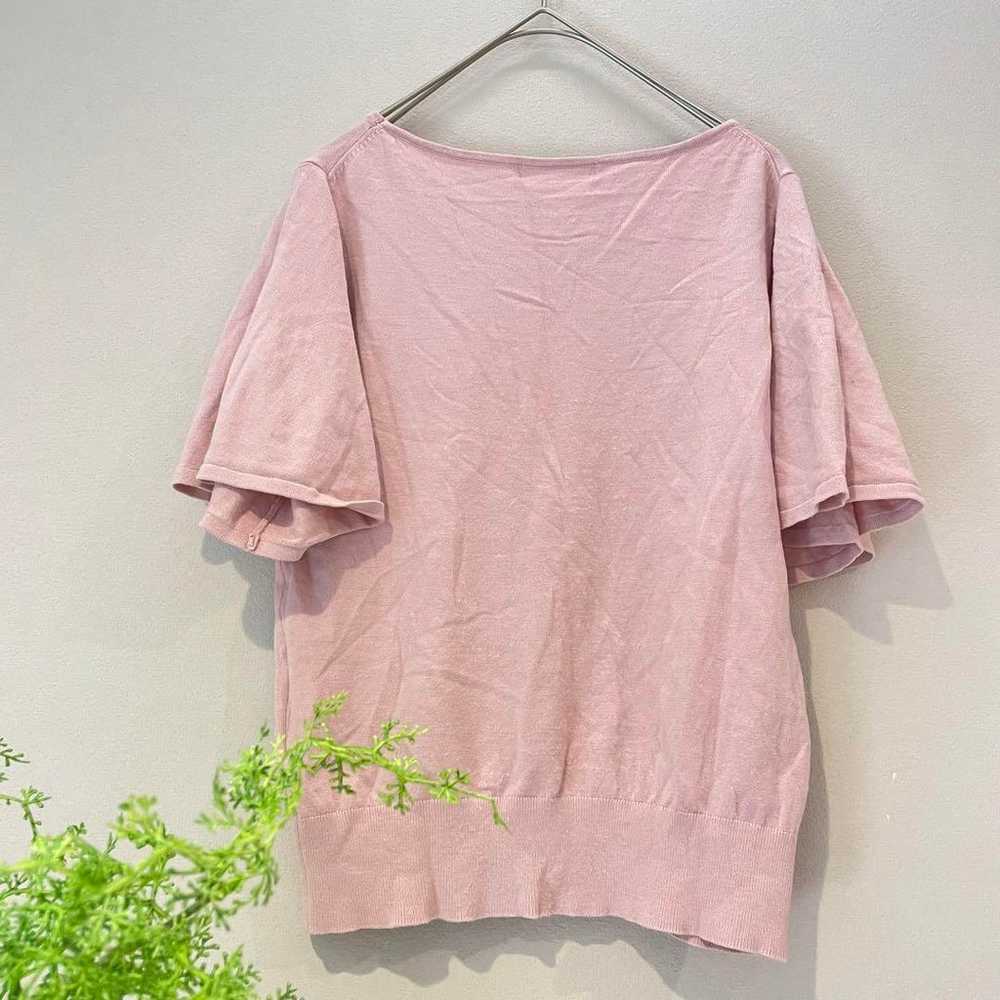 【Natural Beauty Basic】Sleeve Flare Pearl ♡ Short-… - image 2