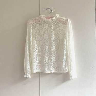 Vintage lace tops - image 1