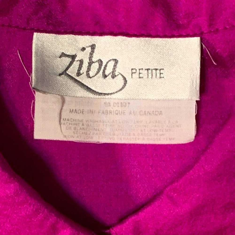 Vintage ZIBA Women's Sz 12P Blouse Button Up Top … - image 3