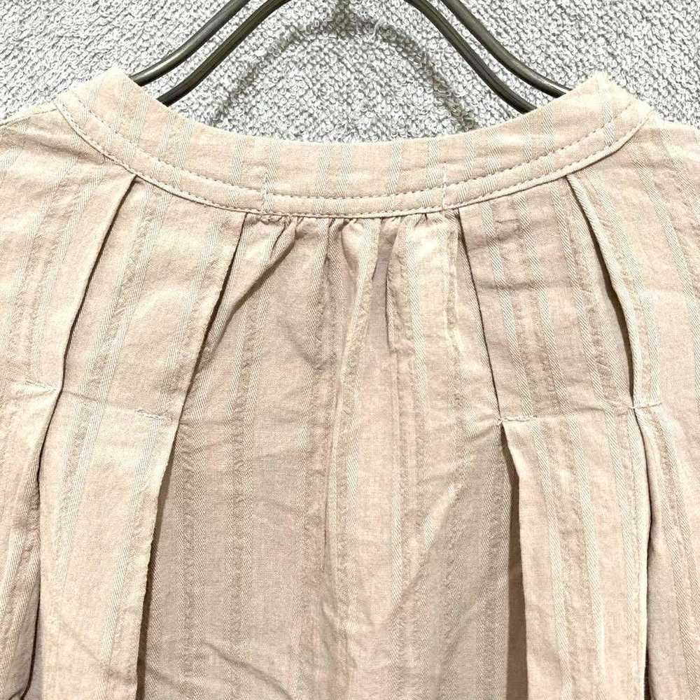 SALE❤︎ Furry Rate 100% Cotton Long Blouse F Beige… - image 12