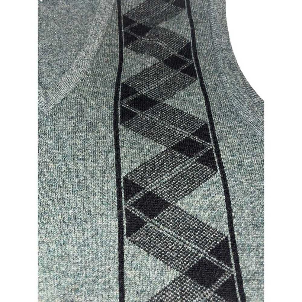 Vintage Bonanza Lambs Wool Mens Sweater Vest Size… - image 5