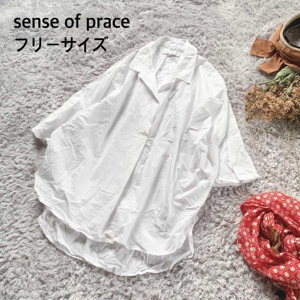 Sense Of Place Sensible FREE Long Sleeve Shirt Wh… - image 1