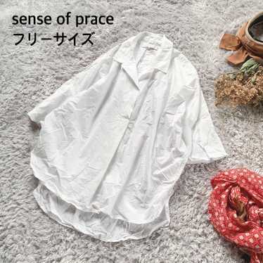 Sense Of Place Sensible FREE Long Sleeve Shirt Wh… - image 1