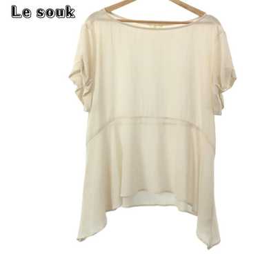 Le souk loose fit blouse tunic short sleeve ladie… - image 1