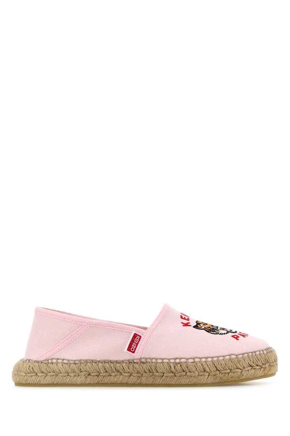 Kenzo Pink Canvas Kenzo Lucky Tiger Espadrilles - image 1