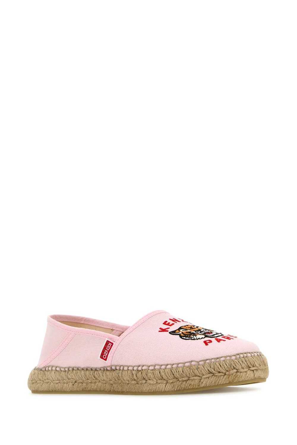 Kenzo Pink Canvas Kenzo Lucky Tiger Espadrilles - image 2