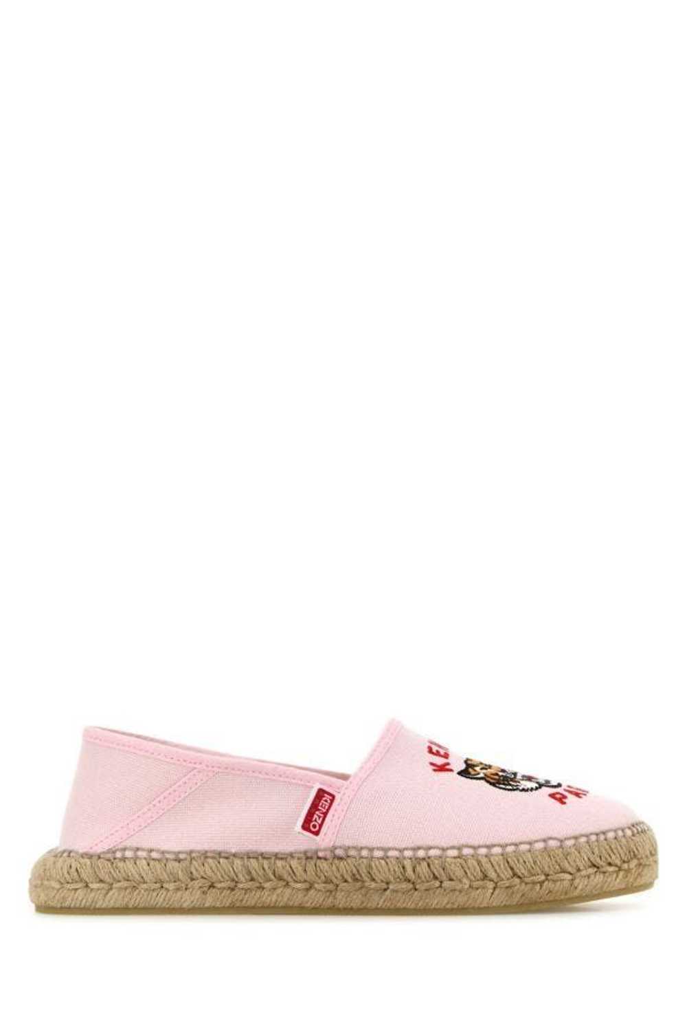 Kenzo Pink Canvas Kenzo Lucky Tiger Espadrilles - image 3