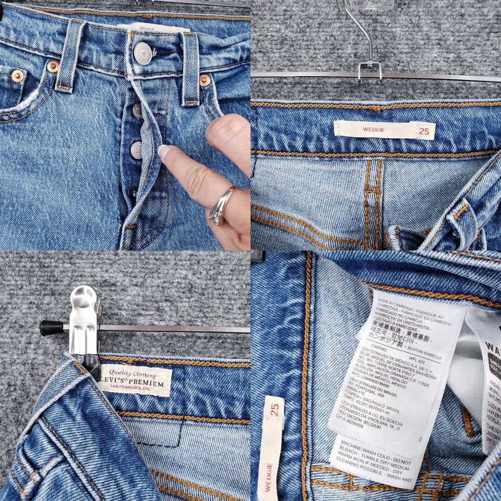 Levi's Authentic Levis Women's 25 Inch Blue Denim… - image 8