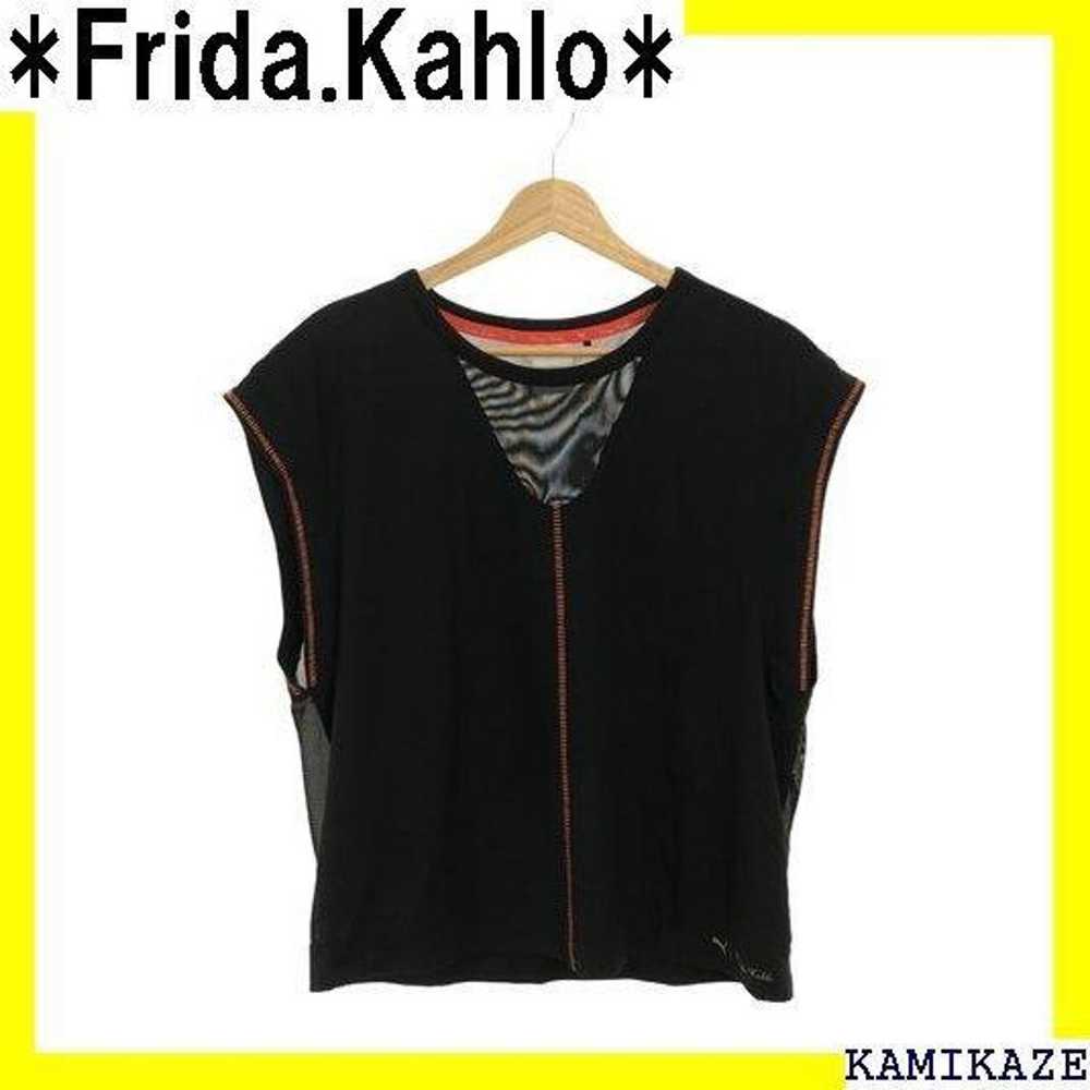 Frida Kahlo T-shirt for ladies, black. - image 1