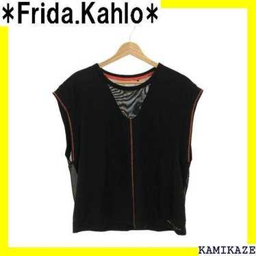 Frida Kahlo T-shirt for ladies, black. - image 1