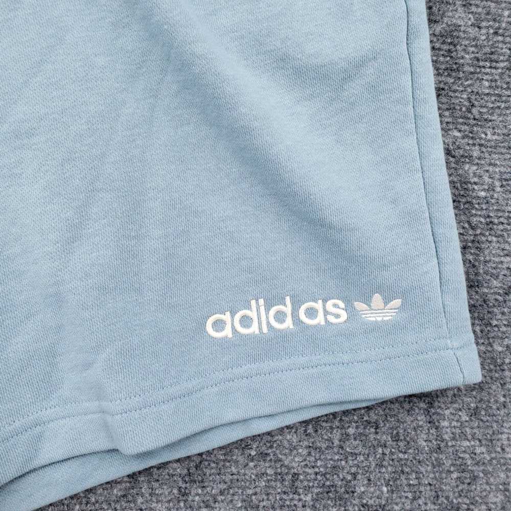 Adidas Blue and White Color Split Trefoil Logo Me… - image 4