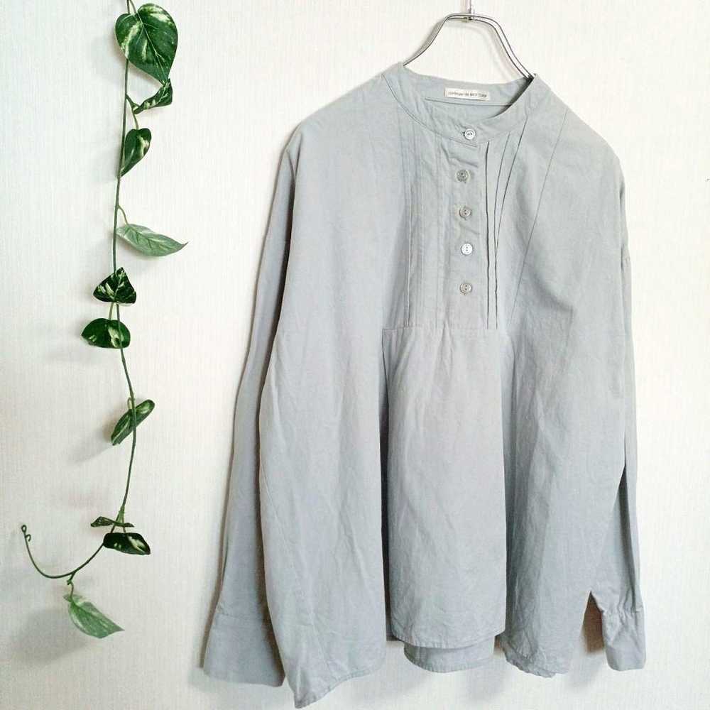 a1431 [Nice Clap] Long Sleeve Blouse Cotton Overs… - image 11