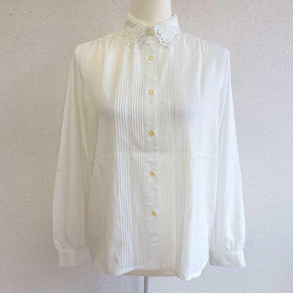 ☆One-of-a-kind☆ Retro Blouse Long Sleeve with Col… - image 2