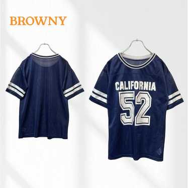 BROWNY Brownie Mesh T-shirt F with English letter… - image 1