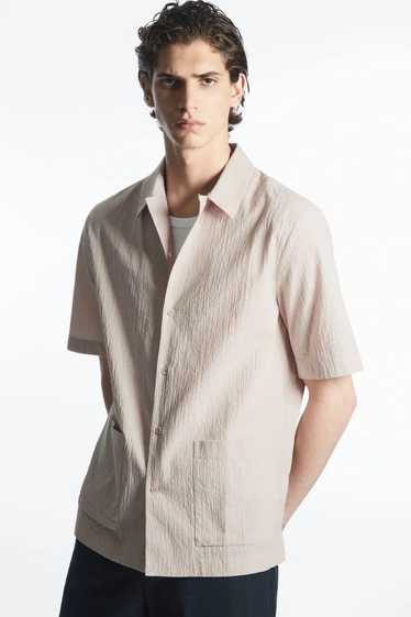 Cos Seersucker Relaxed Shirt