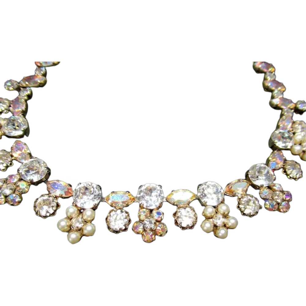 SCHREINER Signed 1960s Multi-color Crystals and I… - image 3