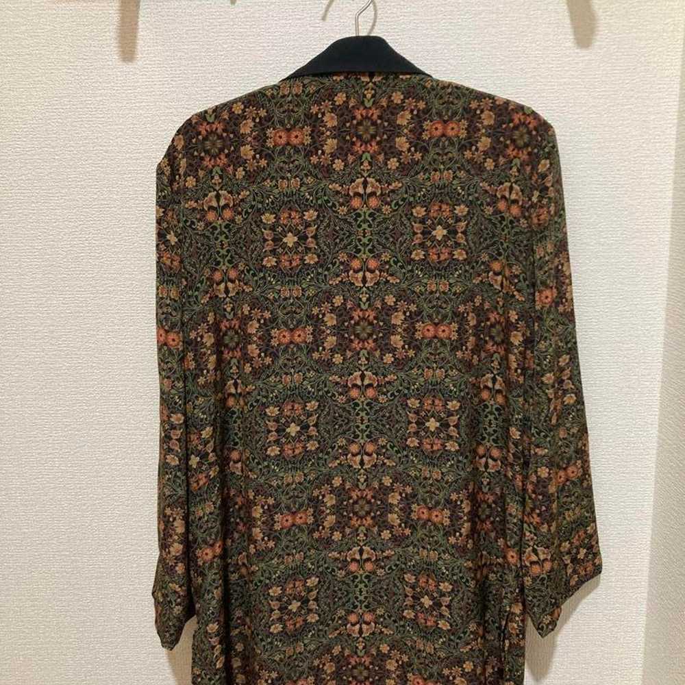 Vintage Retro Patterned Long Sleeve Shirt - image 2