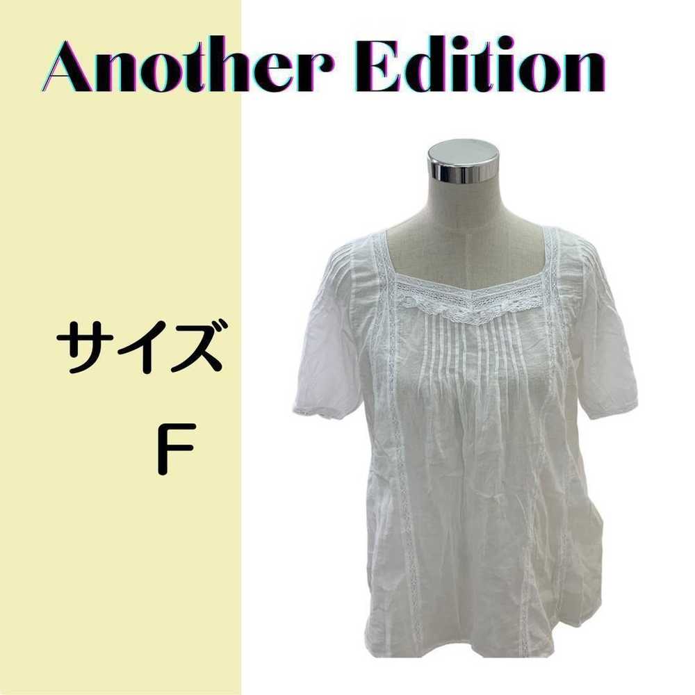 【Another Edition】Short-sleeved top F White ⭐️Foll… - image 1