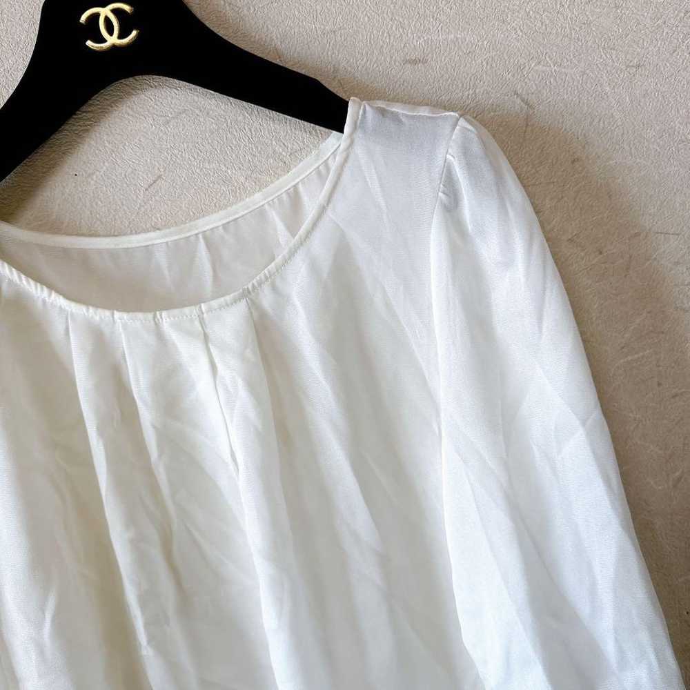 【Special offer‼️】SOUP Soup Blouse White F Long-Sl… - image 3