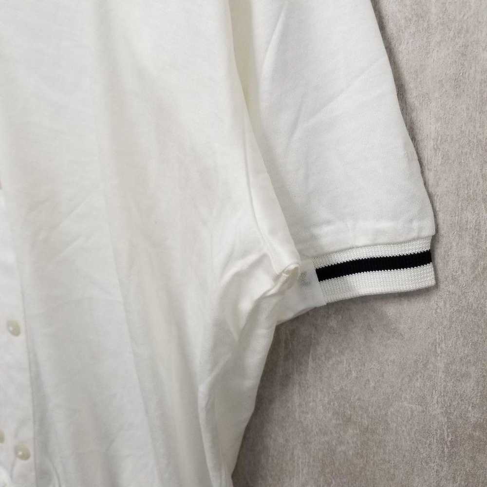 Trussardi【42】Men's Polo Shirt White Short Sleeve … - image 8