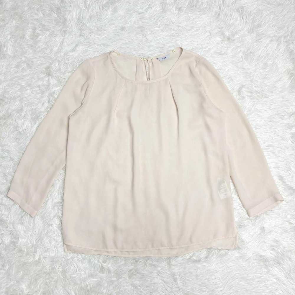 Jena Long Sleeve Blouse Plain Simple Clean Office… - image 1