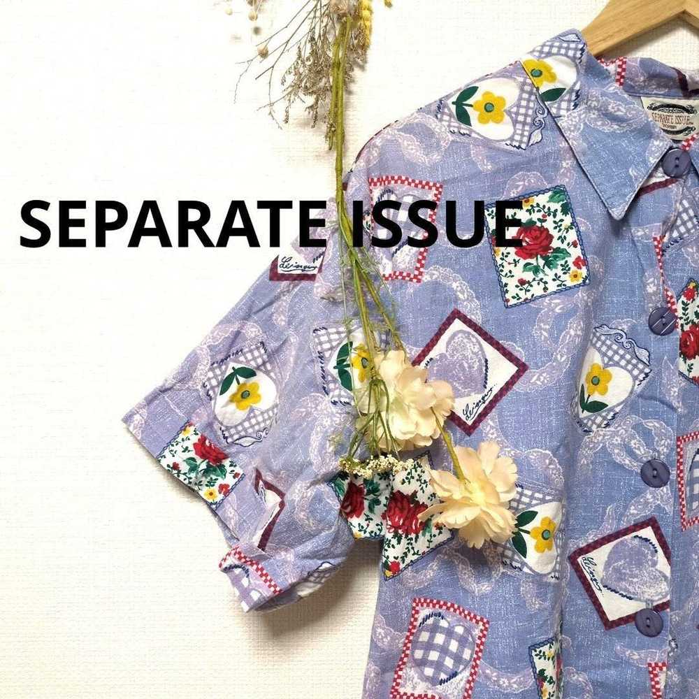 SEPARATE ISSUE Shirt Tops Patterned Shirt Vintage… - image 1