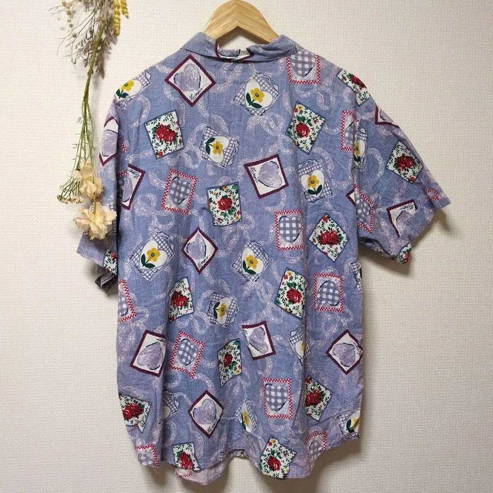 SEPARATE ISSUE Shirt Tops Patterned Shirt Vintage… - image 4