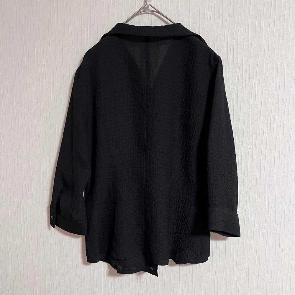 【Chrismontez】Shirt blouse button sheer see-throug… - image 8