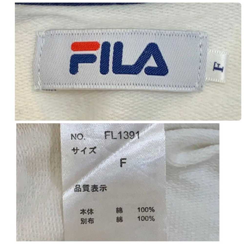 FILA / Long Polo Shirt / F / Tunic Big Logo Border - image 10